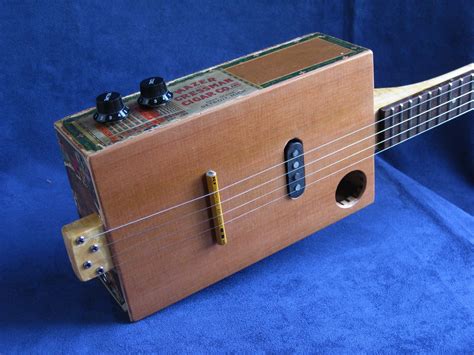 guitar made from cigar box